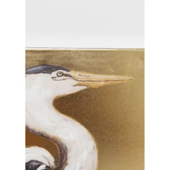 KARE Design Tableaux Sur Toile|Tableau Touched Heron Right 50X70Cm