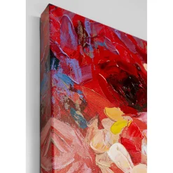 KARE Design Tableaux Sur Toile|Tableau Touched Red Eye Lady 90X140