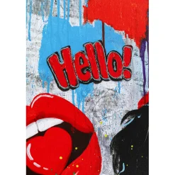 KARE Design Tableaux Sur Toile|Tableau Touched Show Monkey 90X120Cm