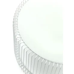 KARE Design Tables Basses|Tables Basses Wire Blanches (Set De 2)