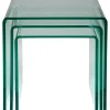 KARE Design Tables D'Appoint|Tables D Appoint Clear Club (Set De 3)
