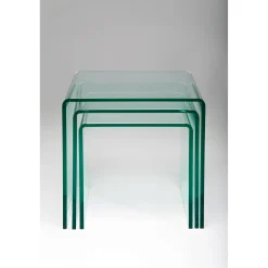 KARE Design Tables D'Appoint|Tables D Appoint Clear Club (Set De 3)