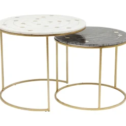 KARE Design Tables D'Appoint|Tables D Appoint Mystic Rond Pm (Jeu De 2)