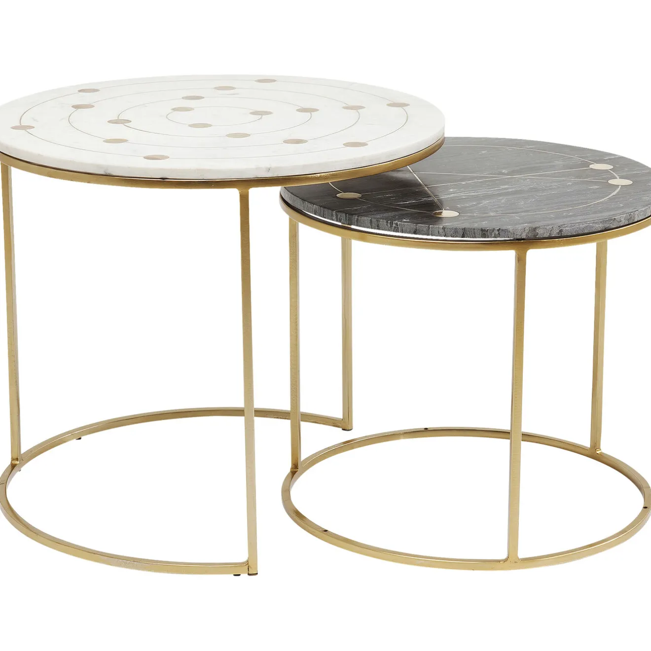 KARE Design Tables D'Appoint|Tables D Appoint Mystic Rond Pm (Jeu De 2)
