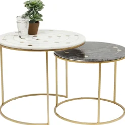 KARE Design Tables D'Appoint|Tables D Appoint Mystic Rond Pm (Jeu De 2)
