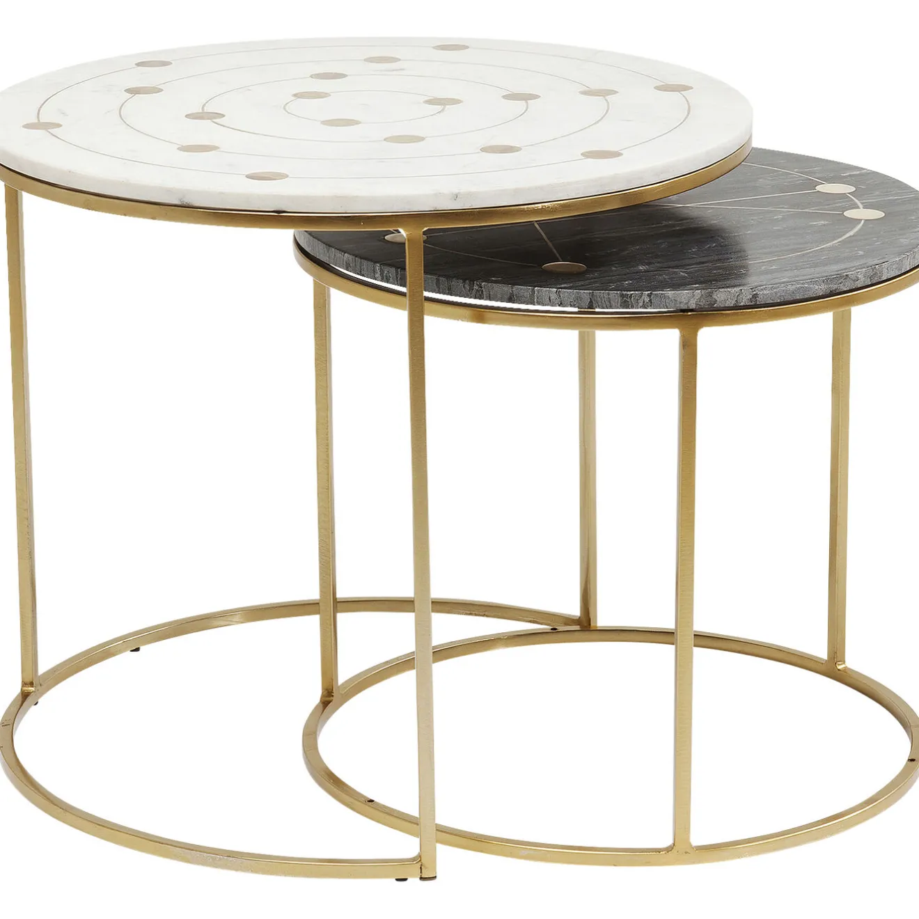 KARE Design Tables D'Appoint|Tables D Appoint Mystic Rond Pm (Jeu De 2)