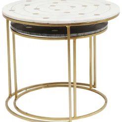KARE Design Tables D'Appoint|Tables D Appoint Mystic Rond Pm (Jeu De 2)