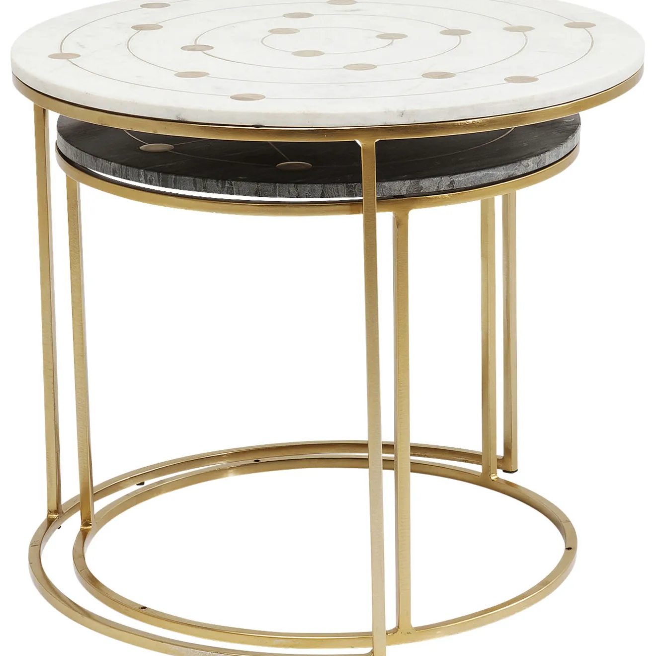 KARE Design Tables D'Appoint|Tables D Appoint Mystic Rond Pm (Jeu De 2)