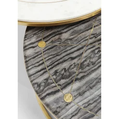 KARE Design Tables D'Appoint|Tables D Appoint Mystic Rond (Jeu De 2)