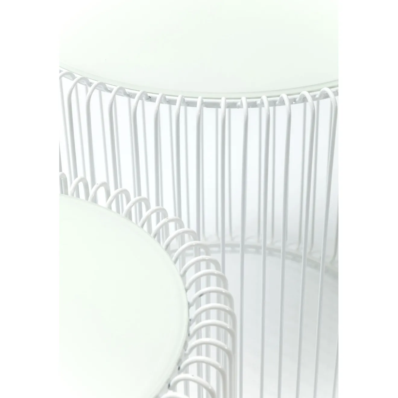 KARE Design Tables D'Appoint|Tables D Appoint Wire Blanc O44Cm (2/Set)