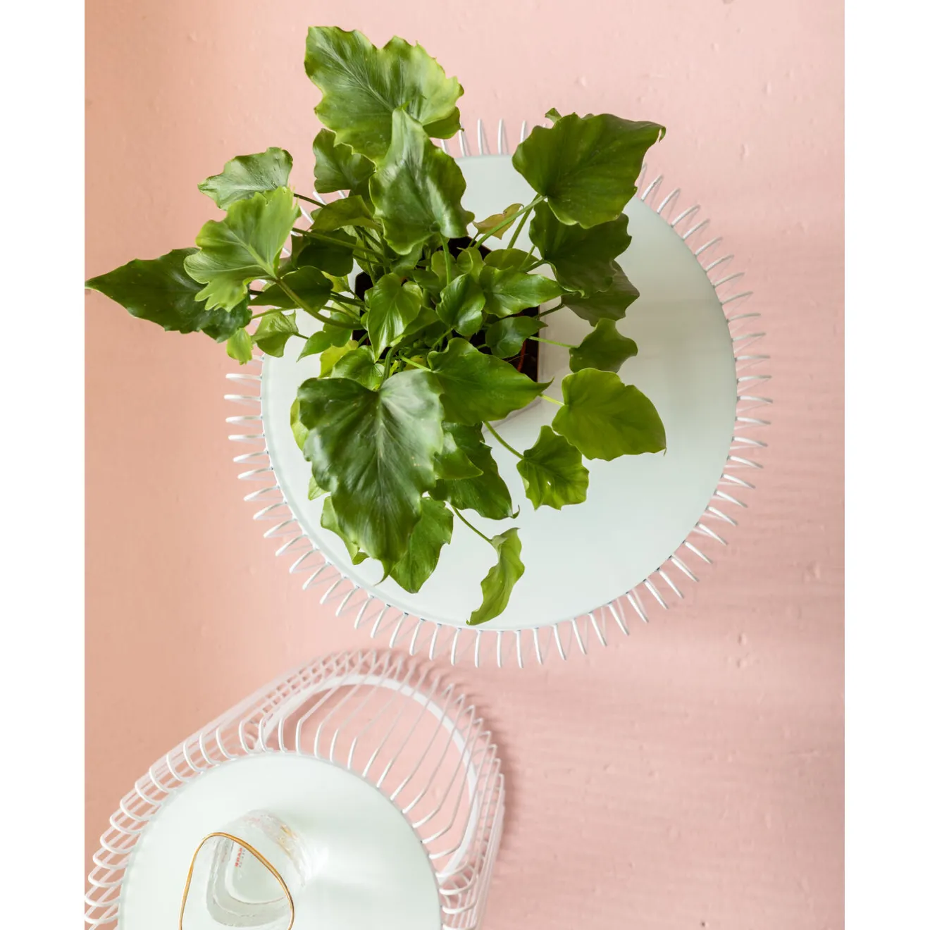 KARE Design Tables D'Appoint|Tables D Appoint Wire Blanc O44Cm (2/Set)