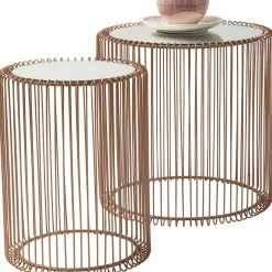 KARE Design Tables D'Appoint|Tables D Appoint Wire Cuivre O44Cm (2/Set)