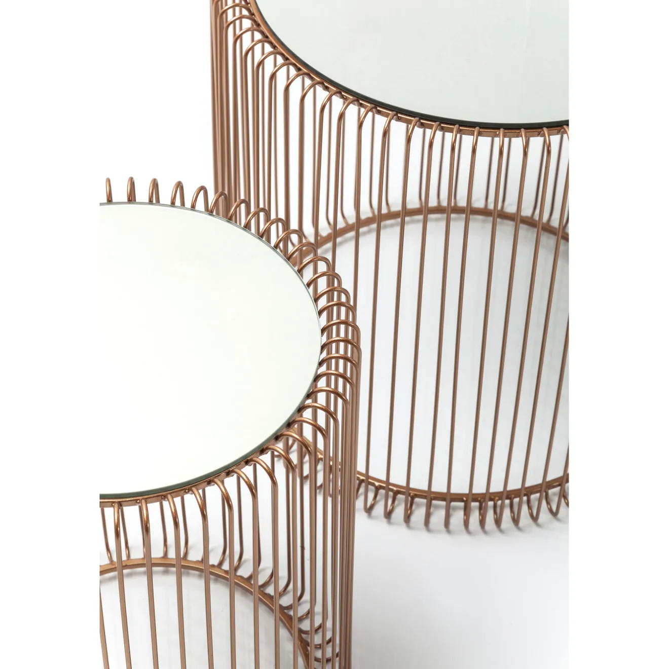 KARE Design Tables D'Appoint|Tables D Appoint Wire Cuivre O44Cm (2/Set)