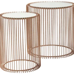 KARE Design Tables D'Appoint|Tables D Appoint Wire Cuivre O44Cm (2/Set)