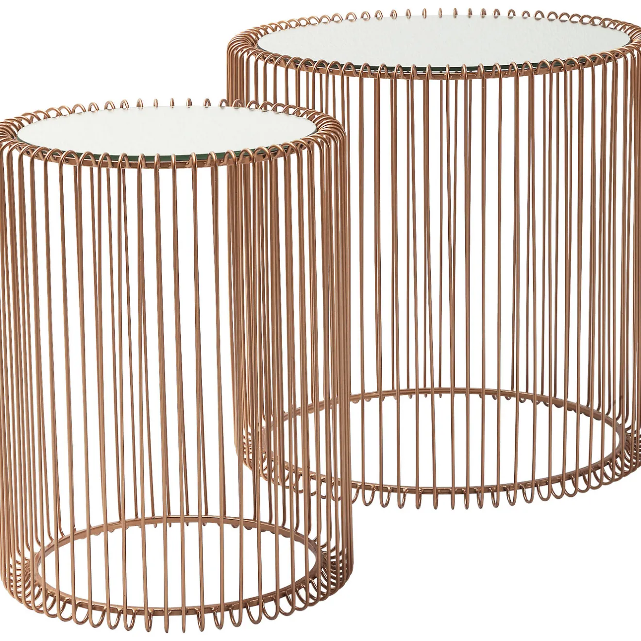 KARE Design Tables D'Appoint|Tables D Appoint Wire Cuivre O44Cm (2/Set)