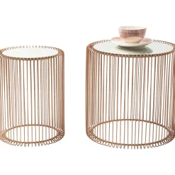 KARE Design Tables D'Appoint|Tables D Appoint Wire Cuivre O44Cm (2/Set)
