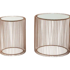 KARE Design Tables D'Appoint|Tables D Appoint Wire Cuivre O44Cm (2/Set)