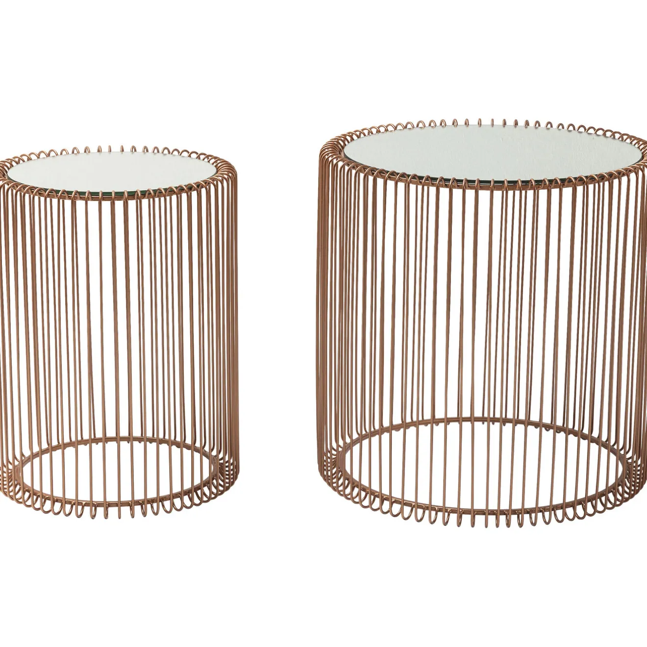 KARE Design Tables D'Appoint|Tables D Appoint Wire Cuivre O44Cm (2/Set)