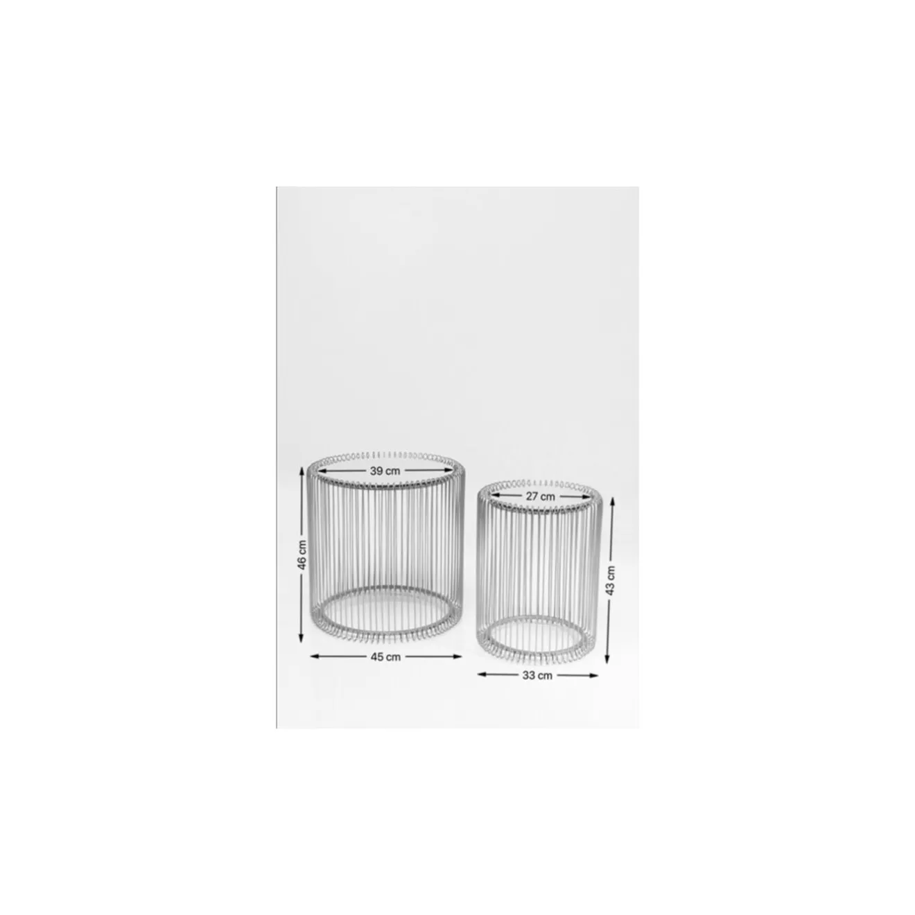 KARE Design Tables D'Appoint|Tables D Appoint Wire Cuivre O44Cm (2/Set)