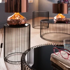 KARE Design Tables D'Appoint|Tables D Appoint Wire Noir (Set/2) O44Cm