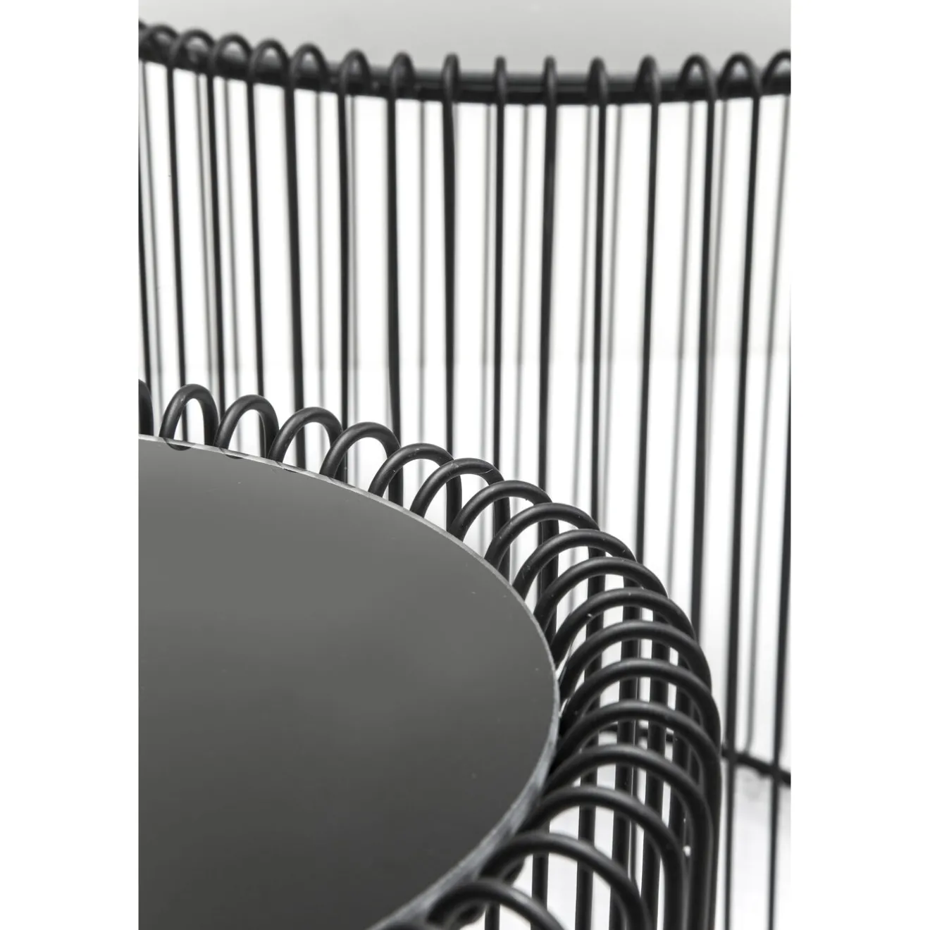 KARE Design Tables D'Appoint|Tables D Appoint Wire Noir (Set/2) O44Cm