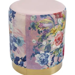 KARE Design Tabourets|Tabouret Cherry Flower Rose Laiton O32Cm