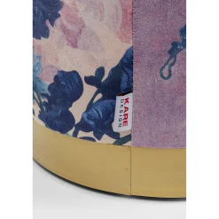 KARE Design Tabourets|Tabouret Cherry Flower Rose Laiton O32Cm