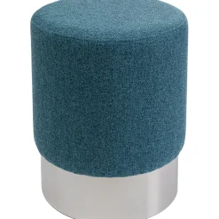 KARE Design Tabourets|Tabouret Cherry Lina Bleu Argente O35Cm