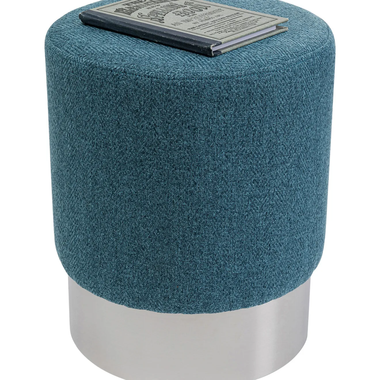 KARE Design Tabourets|Tabouret Cherry Lina Bleu Argente O35Cm