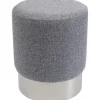 KARE Design Tabourets|Tabouret Cherry Lina Gris Argente O35Cm