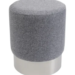KARE Design Tabourets|Tabouret Cherry Lina Gris Argente O35Cm