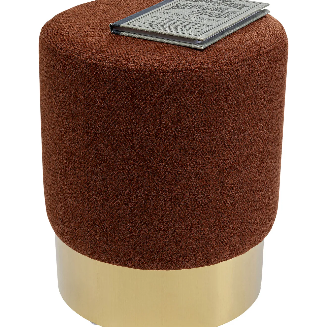 KARE Design Tabourets|Tabouret Cherry Lina Marron Laiton O35Cm