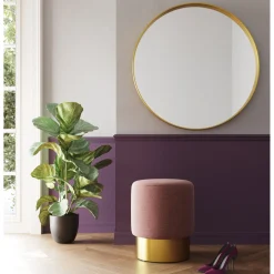 KARE Design Tabourets|Tabouret Cherry Lina Rose Laiton O35Cm