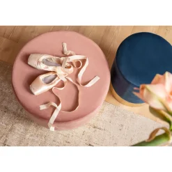 KARE Design Tabourets|Tabouret Cherry Mauve Laiton O55Cm