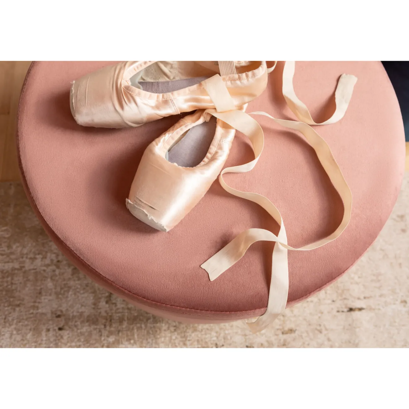 KARE Design Tabourets|Tabouret Cherry Mauve Laiton O55Cm