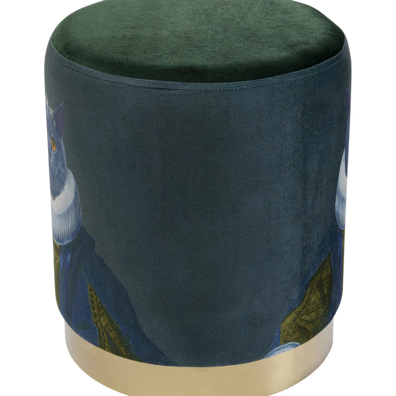 KARE Design Tabourets|Tabouret Cherry Mr. Cat Laiton O32Cm