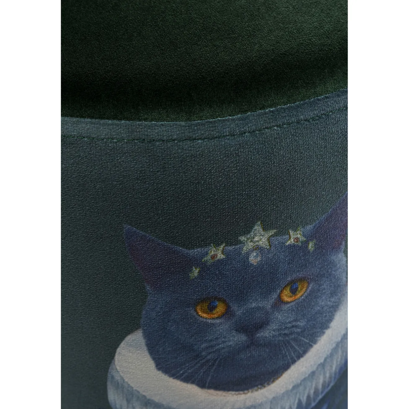 KARE Design Tabourets|Tabouret Cherry Mr. Cat Laiton O32Cm