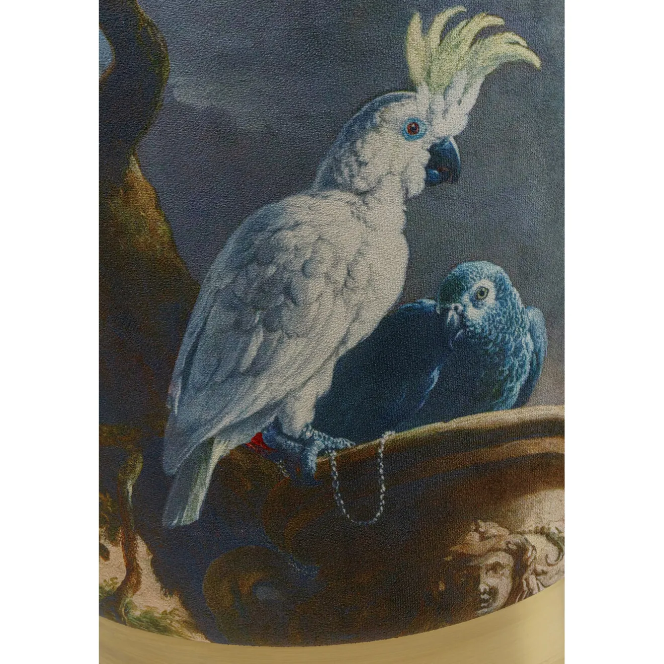 KARE Design Tabourets|Tabouret Cherry Parrot Laiton O32Cm