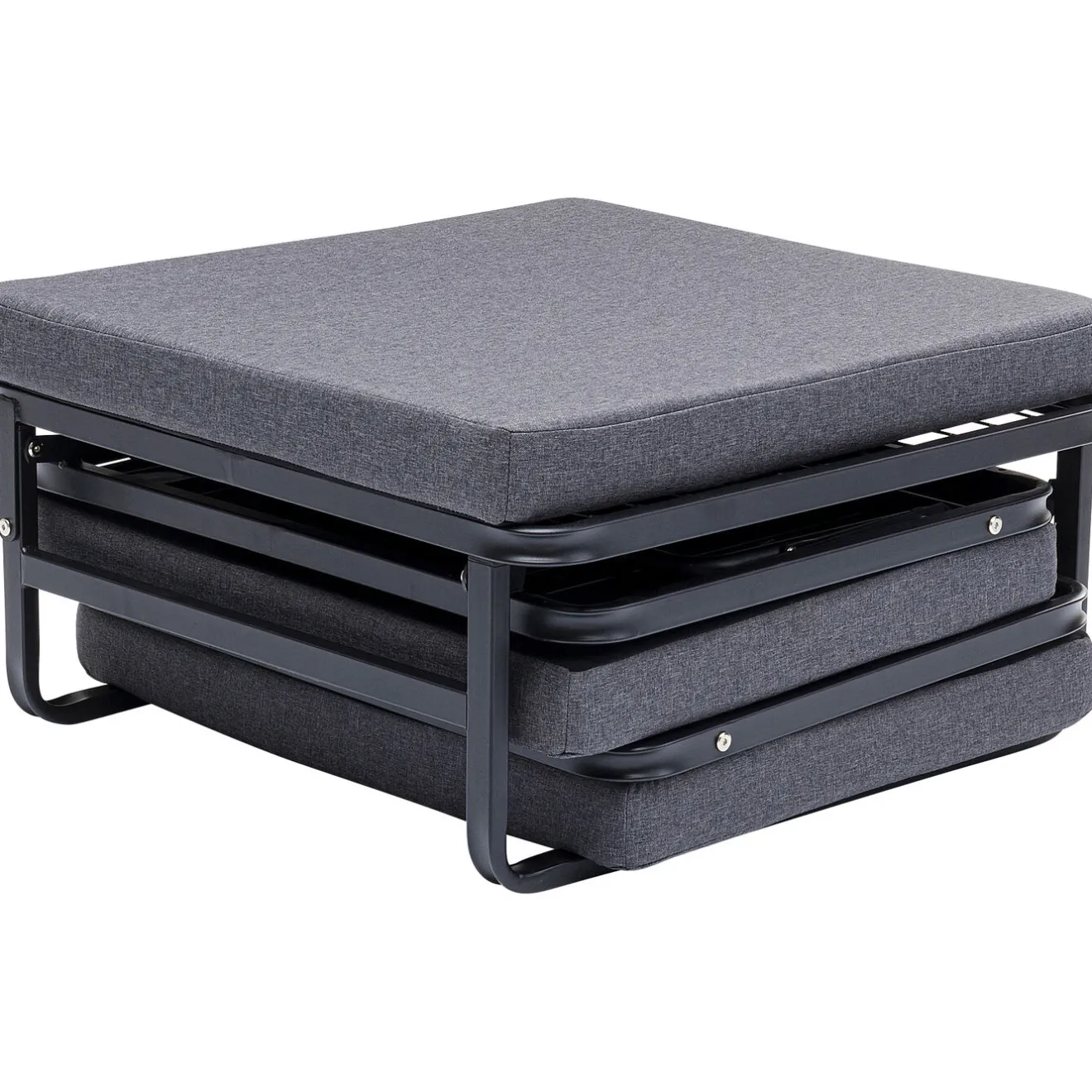 KARE Design Tabourets Convertibles|Tabouret Convertible Brenda Gris-Cover Gris 76X7