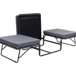 KARE Design Tabourets Convertibles|Tabouret Convertible Brenda Gris-Cover Gris 76X7