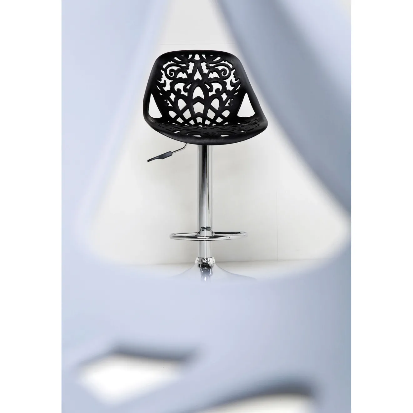 KARE Design Chaises De Bar|Tabouret De Bar Ornament Blanc