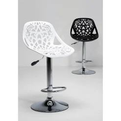 KARE Design Chaises De Bar|Tabouret De Bar Ornament Blanc