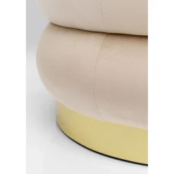 KARE Design Tabourets|Tabouret Sandwich Creme O45Cm