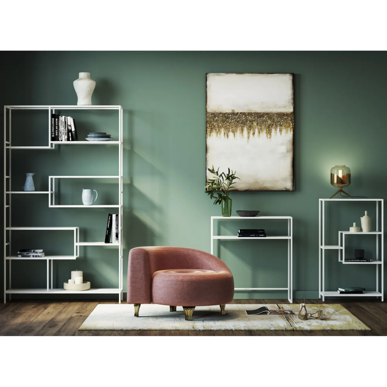 KARE Design Tapis À Poils Courts|Tapis Àbstract Beige 170X240Cm