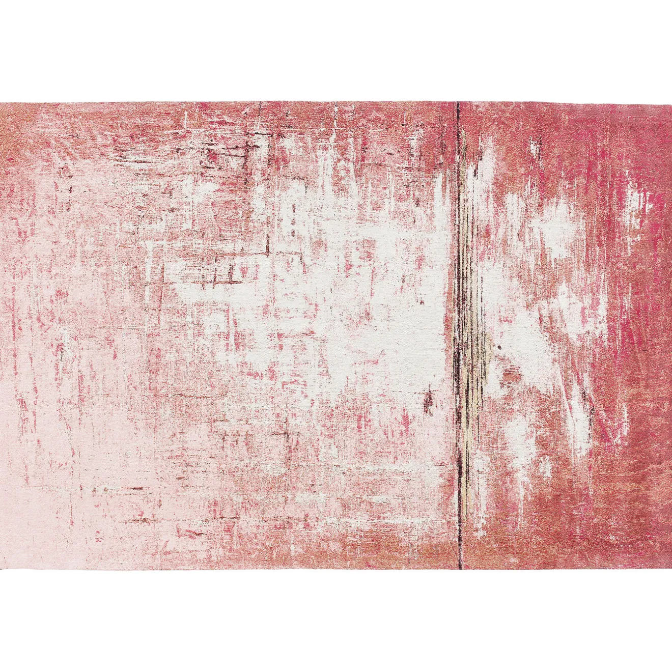 KARE Design Tapis À Poils Courts|Tapis Àbstract Rouge 240X170Cm