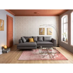 KARE Design Tapis À Poils Courts|Tapis Àbstract Rouge 240X170Cm