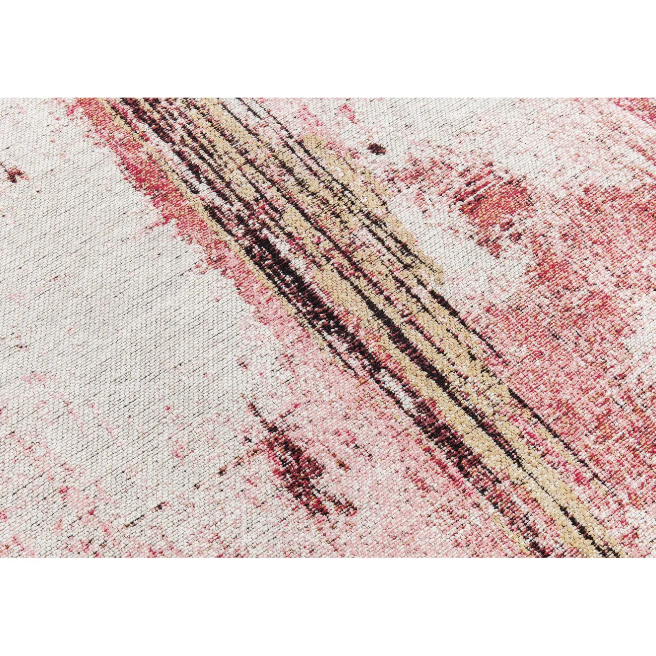 KARE Design Tapis À Poils Courts|Tapis Àbstract Rouge 240X170Cm