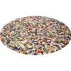 KARE Design Tapis À Poils Courts|Tapis Circle Multi O250Cm