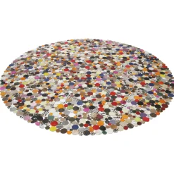 KARE Design Tapis À Poils Courts|Tapis Circle Multi O250Cm