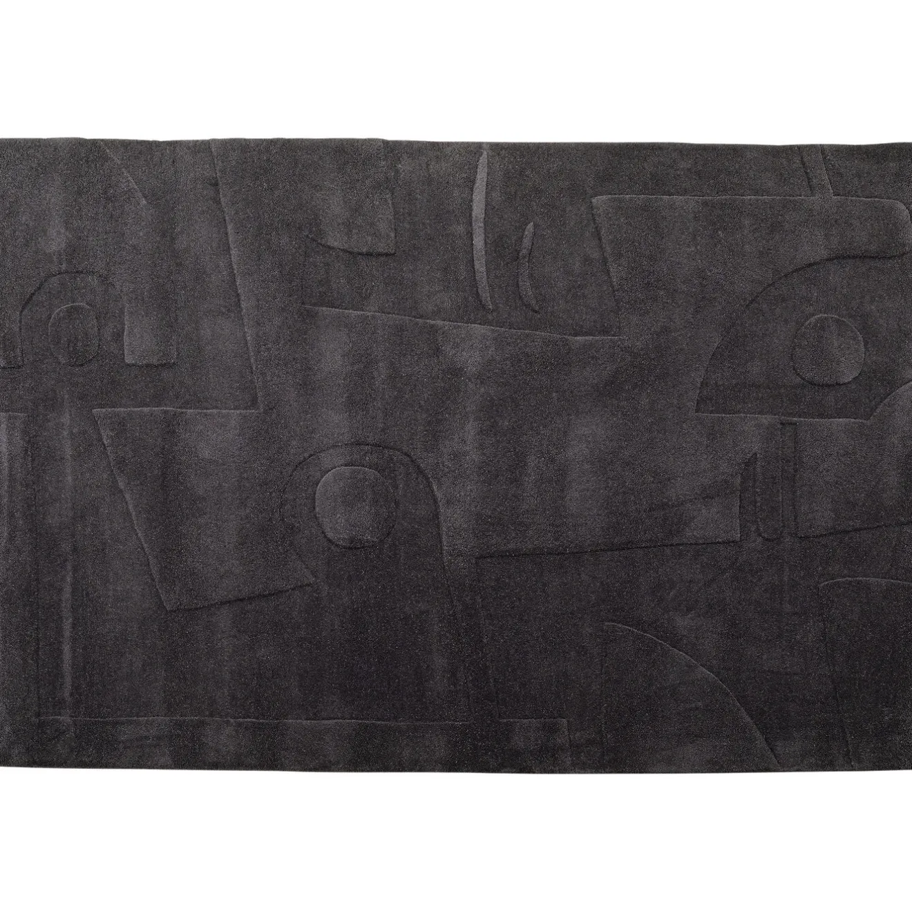 KARE Design Tapis À Poils Courts|Tapis Conor Anthracite 200X300Cm